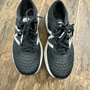 New Balance Black and White Athletic Shoes
